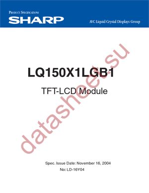 LQ150X1LGB1 datasheet  